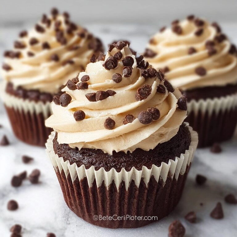 Decadent Brownie Cupcakes with Rich Chocolate Buttercream Frosting Recipe