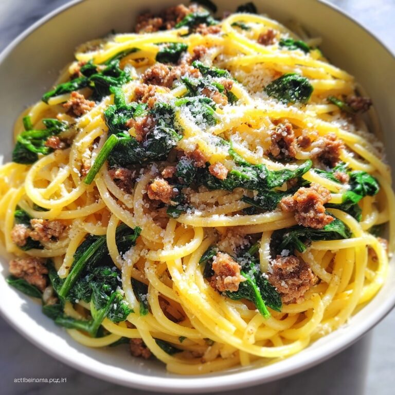 Garlic Parmesan Beef Pasta Recipe