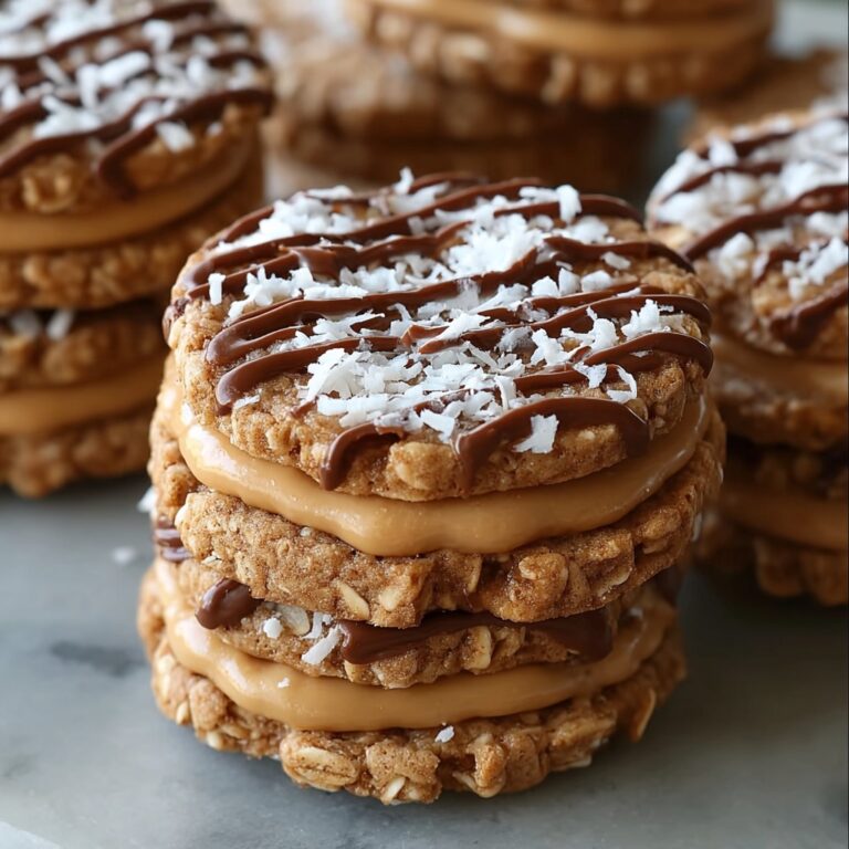 No-Bake Peanut Butter Oatmeal Sandwich Cookies Recipe