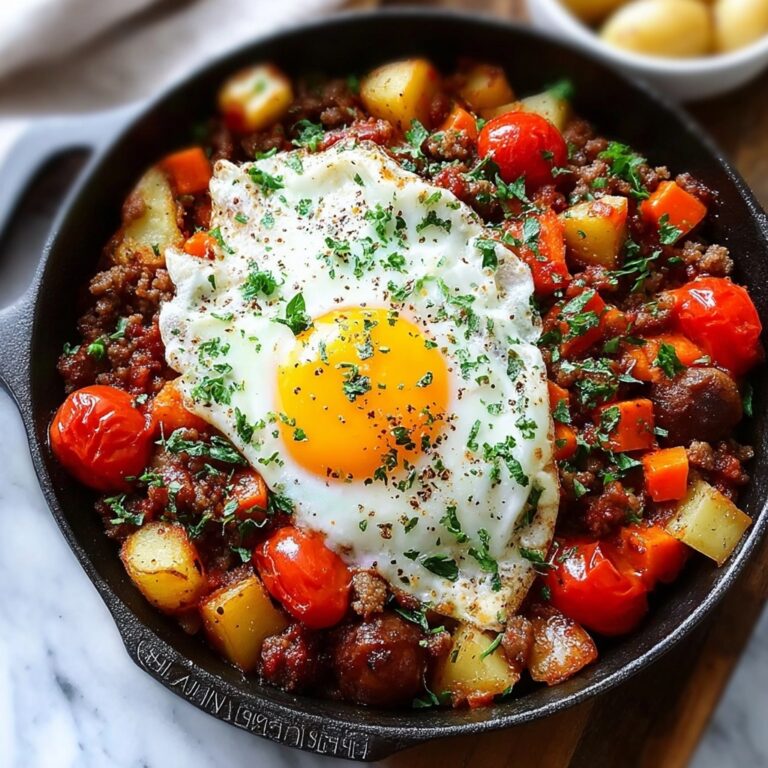 Roasted Potato & Sausage Hash with Spicy Tomato Butter Recipe