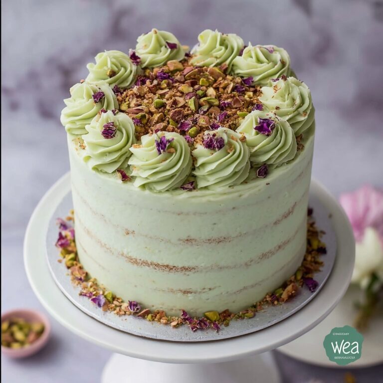 Vanilla Bean Pistachio Cake Recipe