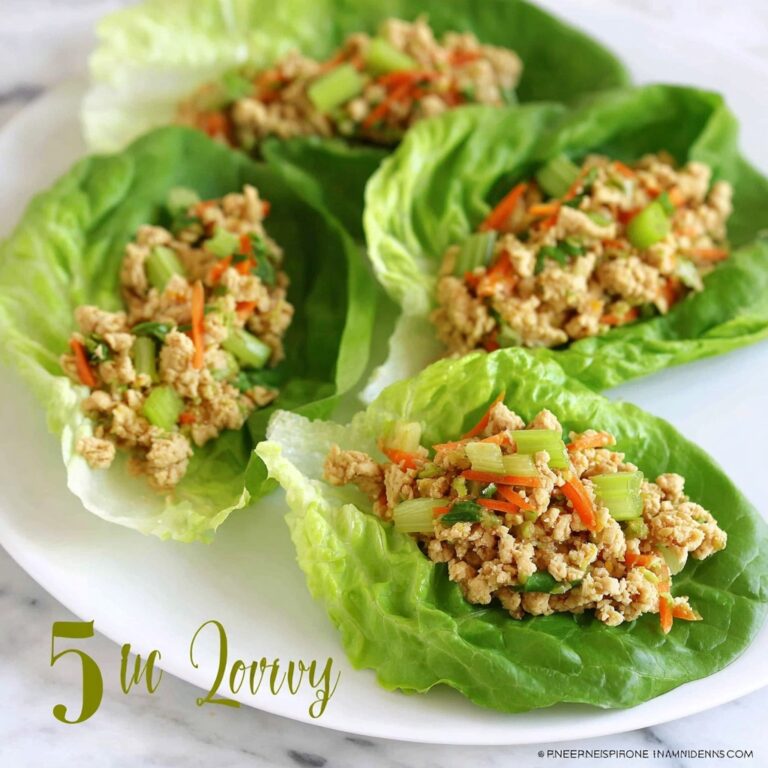 Thai Chicken Lettuce Wraps Recipe