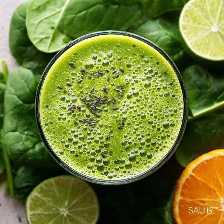 Creamy Green Power Smoothie Recipe