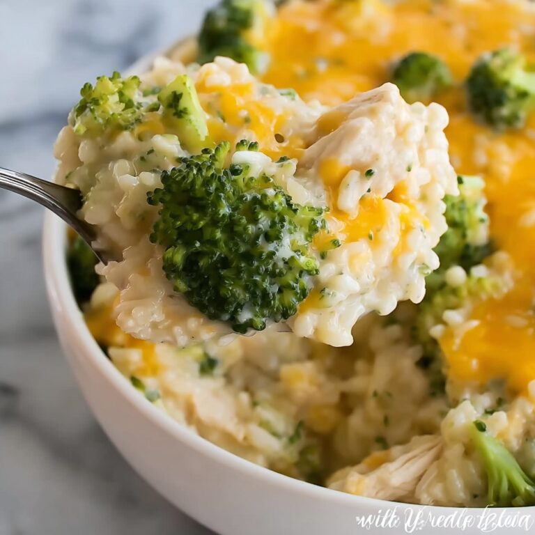 Crockpot Cheesy Chicken Broccoli Rice Recipe