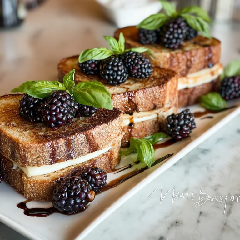 Blackberry Balsamic & Brie Grilled Cheese Recipe