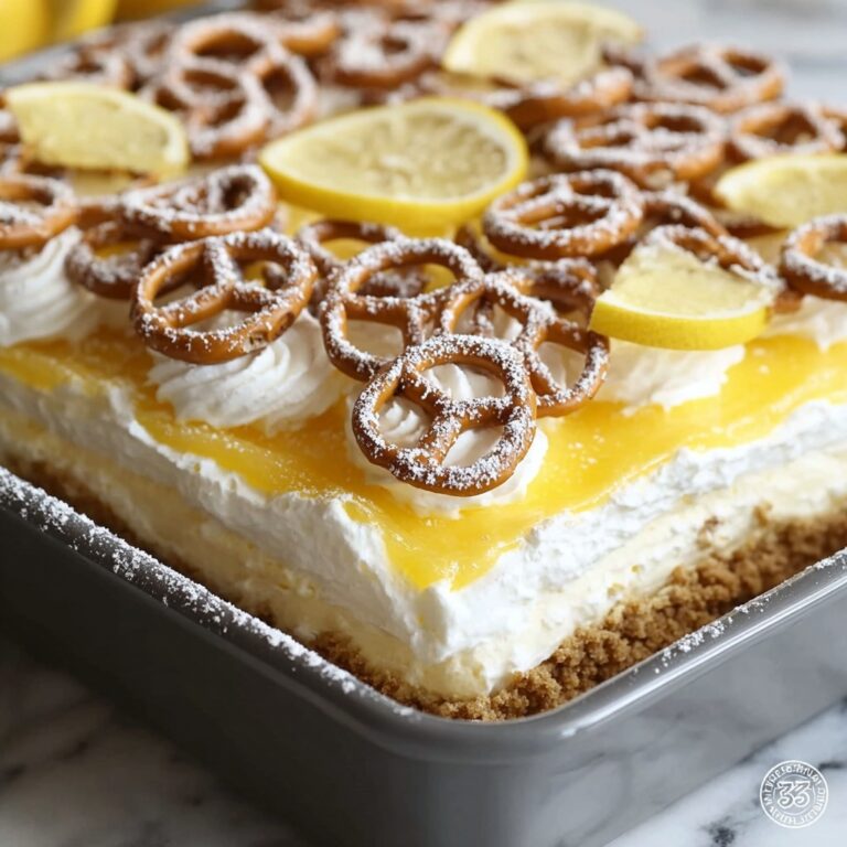 Lemon Pretzel Dessert Recipe