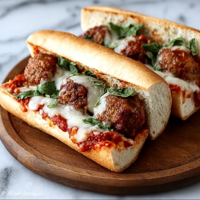 Meatball Subs with Tomato Basil Sauce and Provolone Recipe
