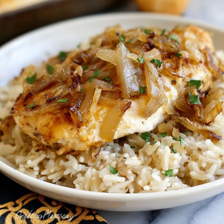 French Onion Chicken & Rice Casserole Recipe