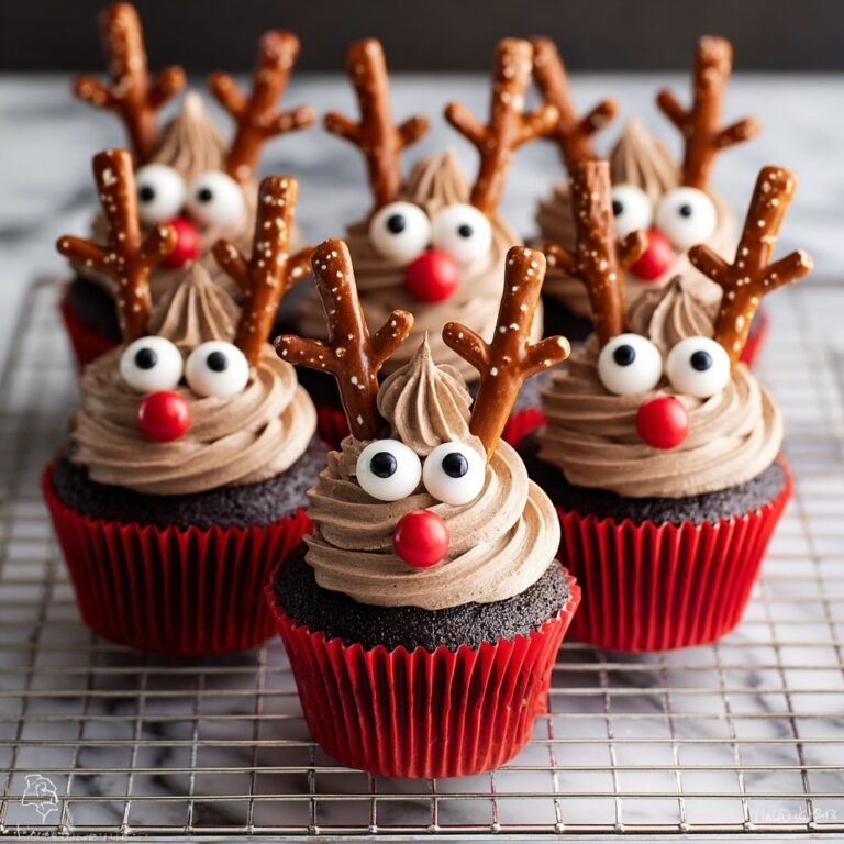 Easy Reindeer Cupcakes Recipe