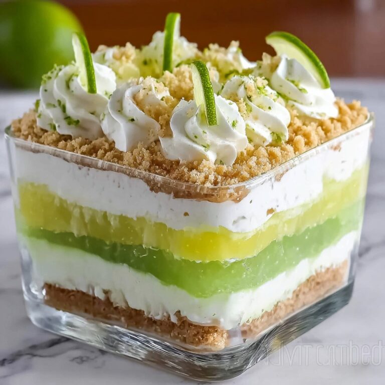 Magical 3 Layer Key Lime Pie Trifle: No-Bake Delight Recipe