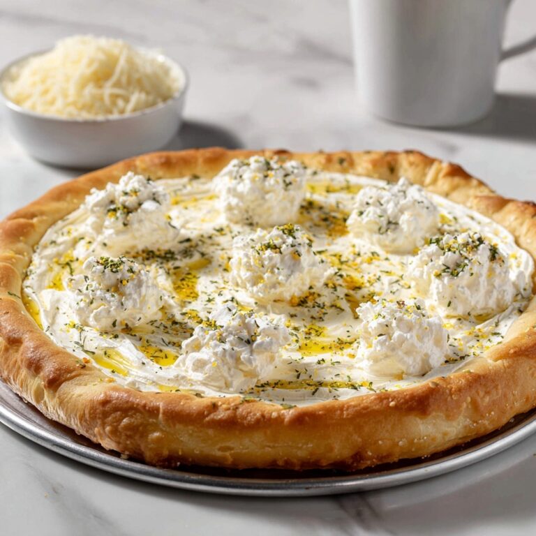 Creamy Garlic White Pizza Sauce Recipe
