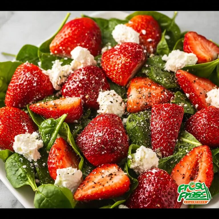 Sweet Strawberry Spinach Salad with Dreamy Poppy Seed Dressing Recipe