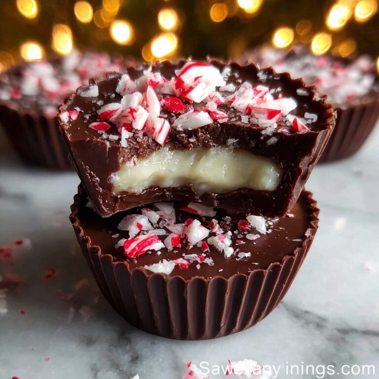 Christmas Mint Chocolate Cups Recipe