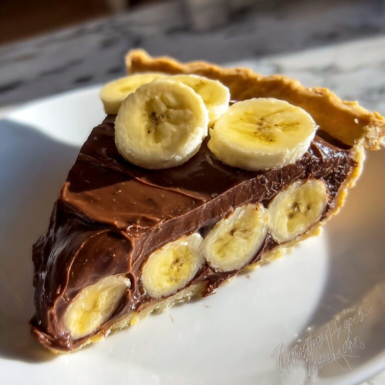 Chocolate Banana Pie Recipe