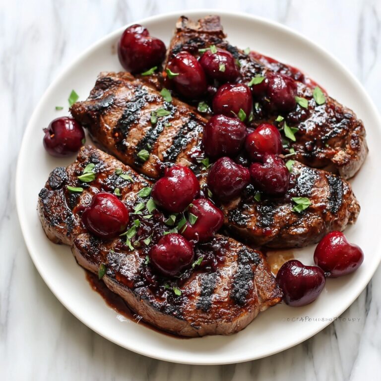 Heavenly Pan Seared Duck Breast with Cherry Sauce Recipe