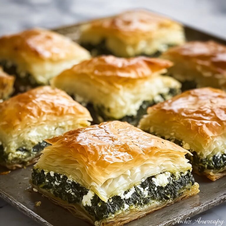 Savory Spinach & Feta Puff Pastry Bites Recipe