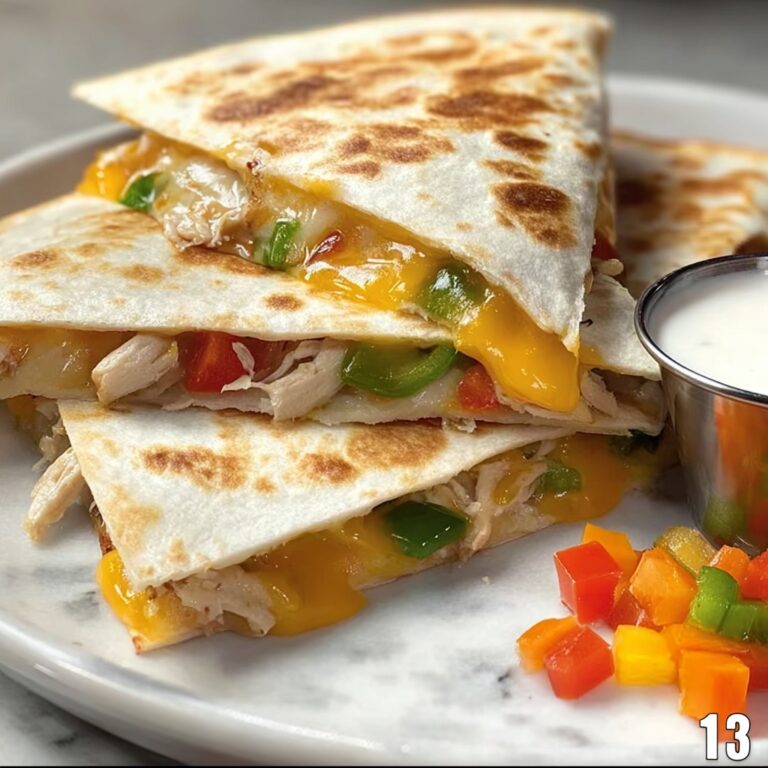 Chicken Ranch Quesadilla Recipe