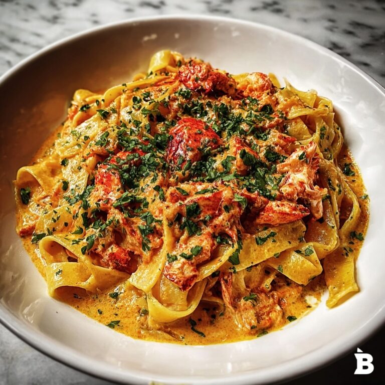 Creamy Lobster Curry Pasta Recipe